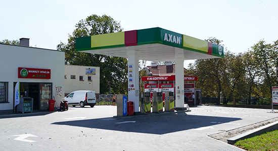 Stacja paliw AXAN Miedzna