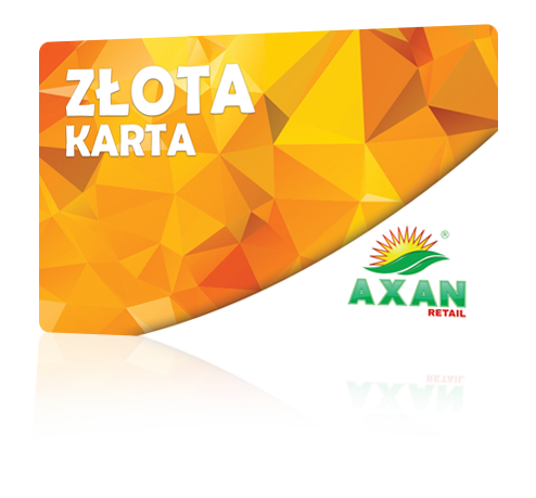 Złota Karta Rabatowa AXAN — tankuj taniej
